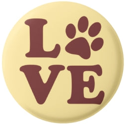 Button - Love Paw