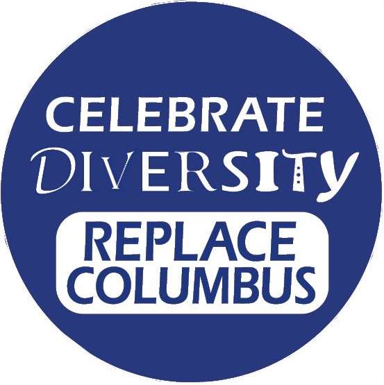 Button - Celebrate Diversity Replace Columbus