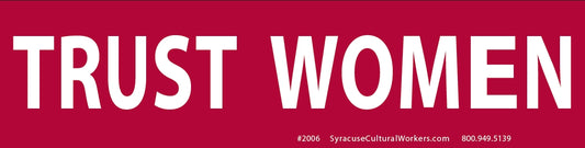 Sticker - Trust Women