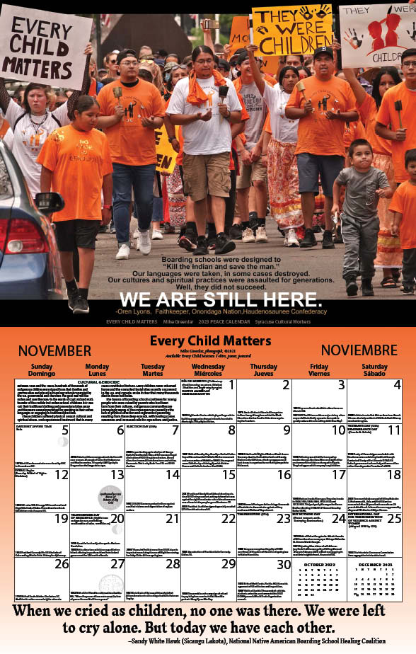 2023 Peace Calendar