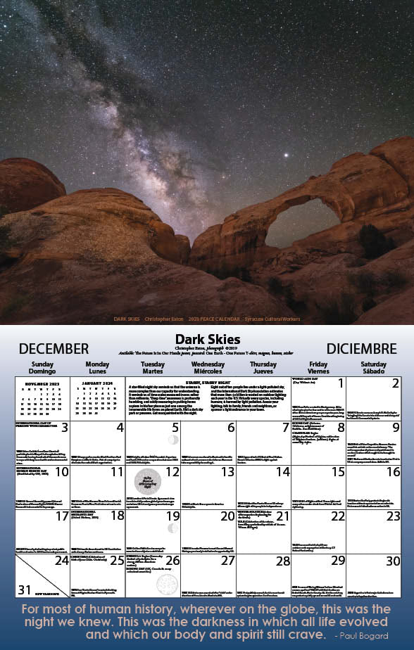 2023 Peace Calendar