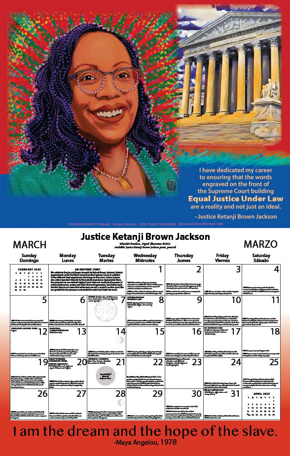 2023 Peace Calendar