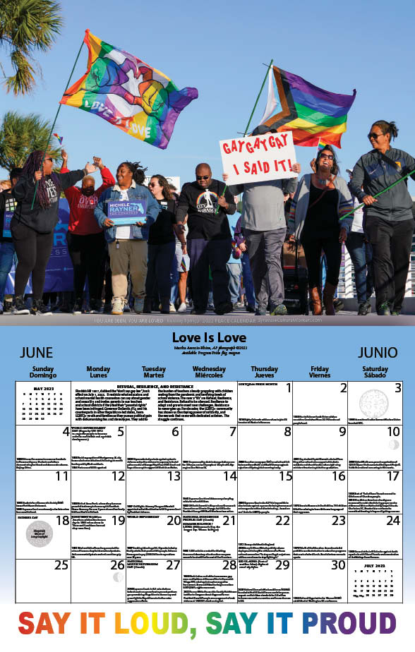 2023 Peace Calendar
