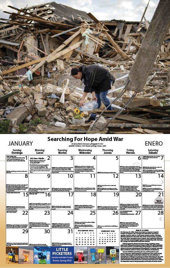 2023 Peace Calendar