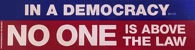 Sticker - No One is Above the Law