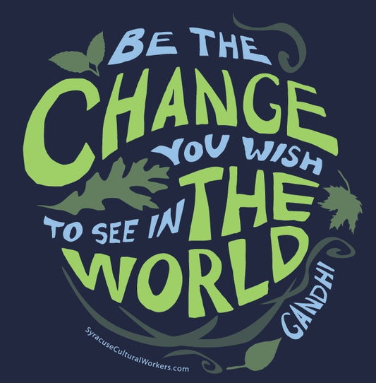 T-Shirt - Change the World - Unisex - Organic Cotton