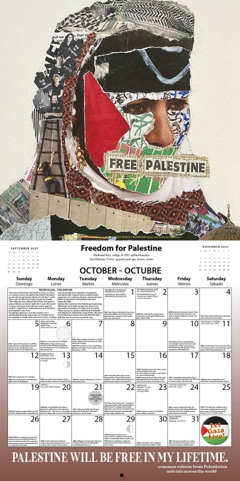 2025 Peace Calendar