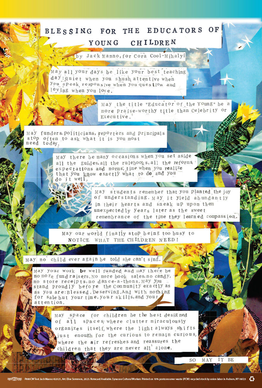 Poster - Blessing for Educators of Young Children