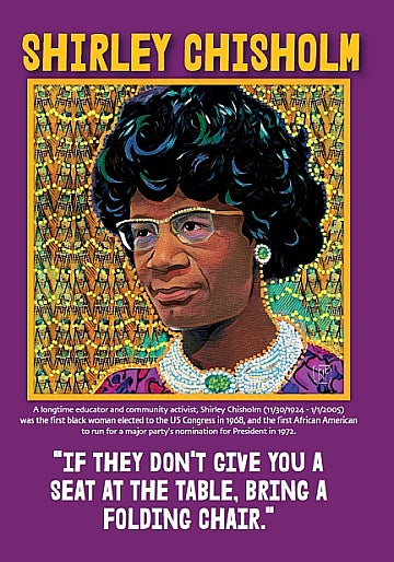 Notecard - Shirley Chisholm