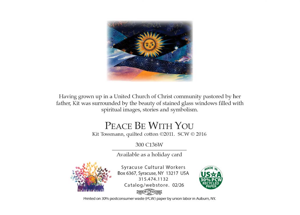 Notecard - Peace Be With You