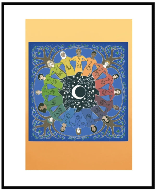 Framed Small Print - Sister Circle