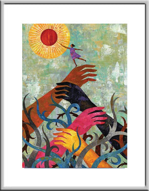 Framed Small Print - Together We Rise