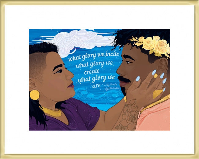 Framed Small Print - You Are Seen, You Are Loved