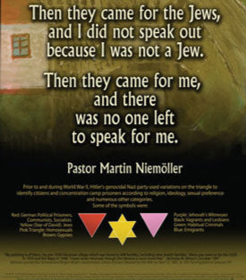Poster - In Germany I Didn't Speak Out