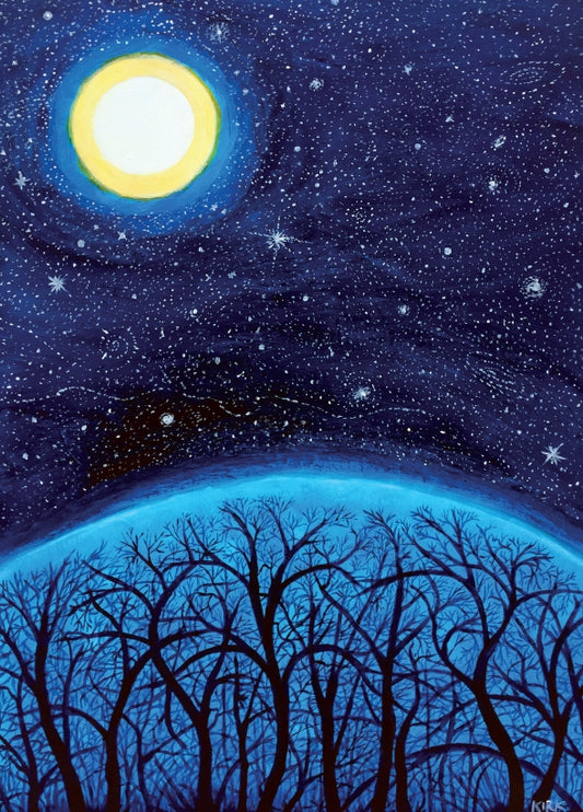 Holiday Card - Luminous Moon