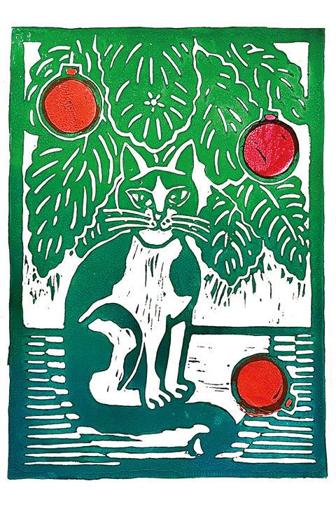 Cat's Meow Holiday Card 4x6"