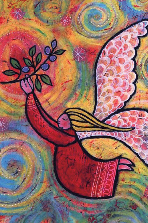 Wings of Peace Holiday Card 4x6"