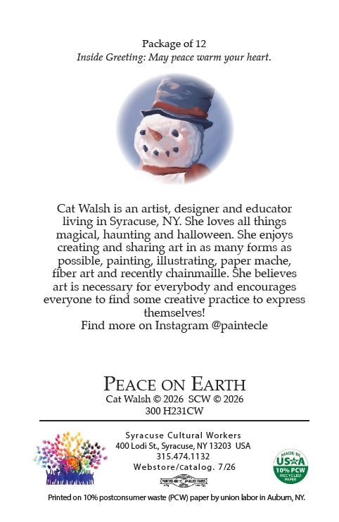 Holiday Card - Peace on Earth