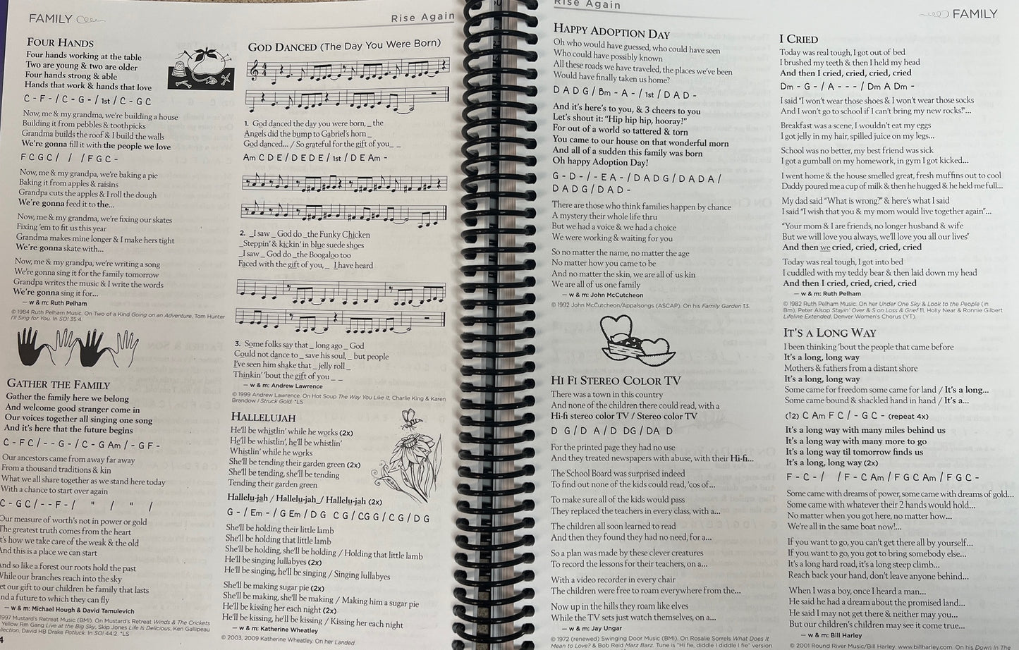 Book - Rise Again Songbook: Words & Chords to Nearly 1200 Songs