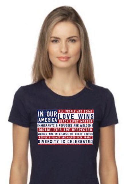 T-Shirt - In Our America - Fitted