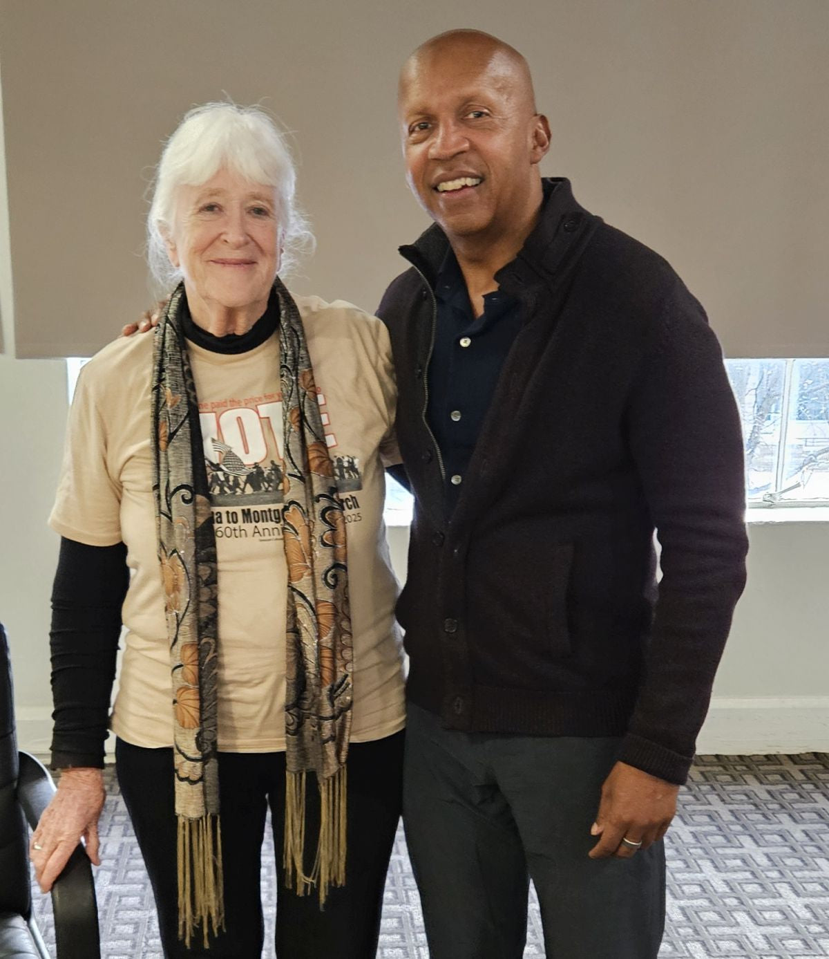Jeannine Herron and Bryan Stevenson