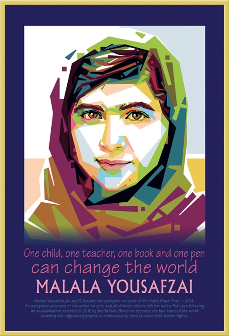 Poster - Malala Yousafzai