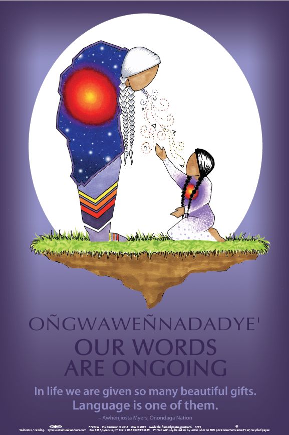 Poster - Our Words Are Ongoing: Preserving Indigenous Languages