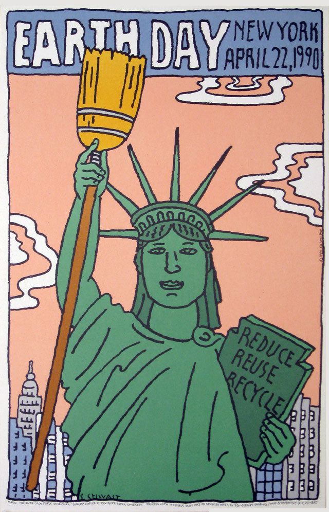 Poster - Statue of Liberty - Earth Day