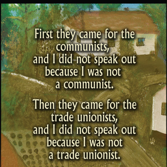 Poster - In Germany I Didn't Speak Out