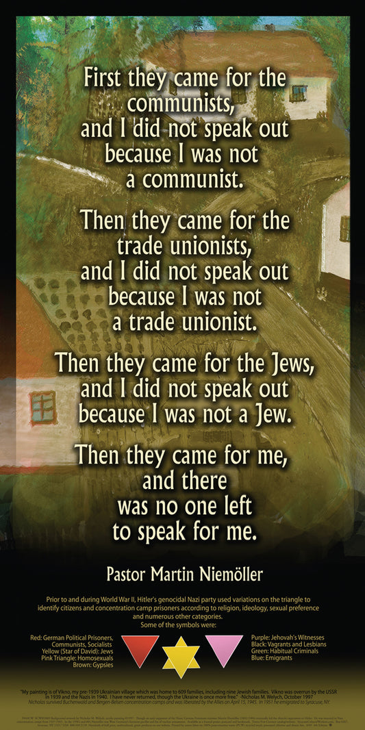 Poster - In Germany I Didn't Speak Out