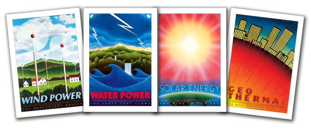 Poster Set - Renewable Energy - Set of 4