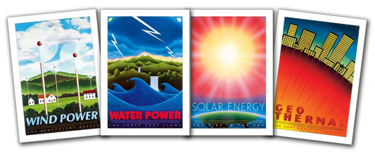 Poster Set - Renewable Energy - Set of 4
