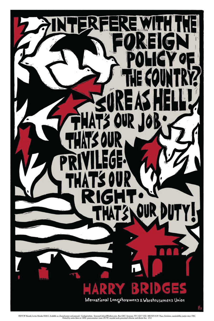 Poster - Foreign Policy – Harry Bridges