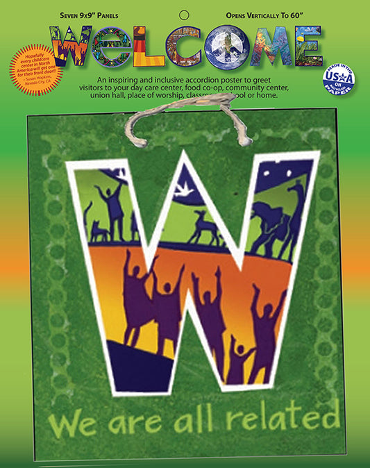 Accordion Poster - Welcome - Large Vertical