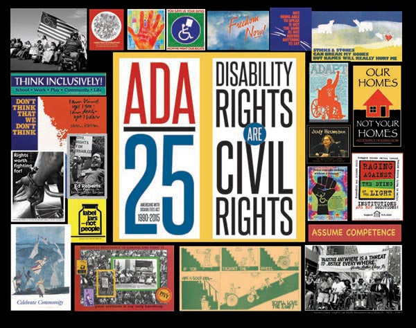 Poster - ADA 25: Disability Rights are Civil Rights