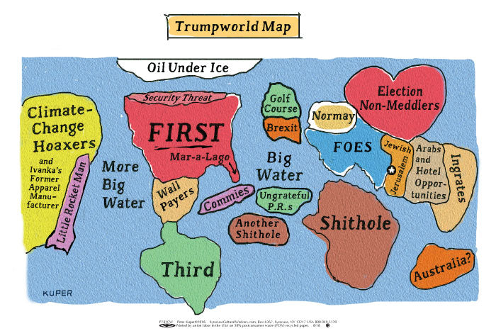 Poster - Trumpworld Map