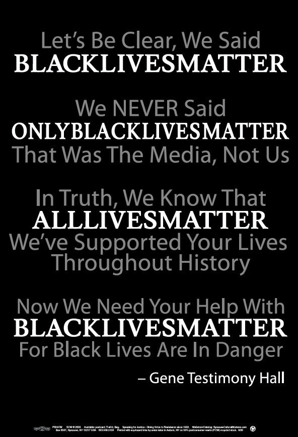 Poster - Black Lives Matter Explained