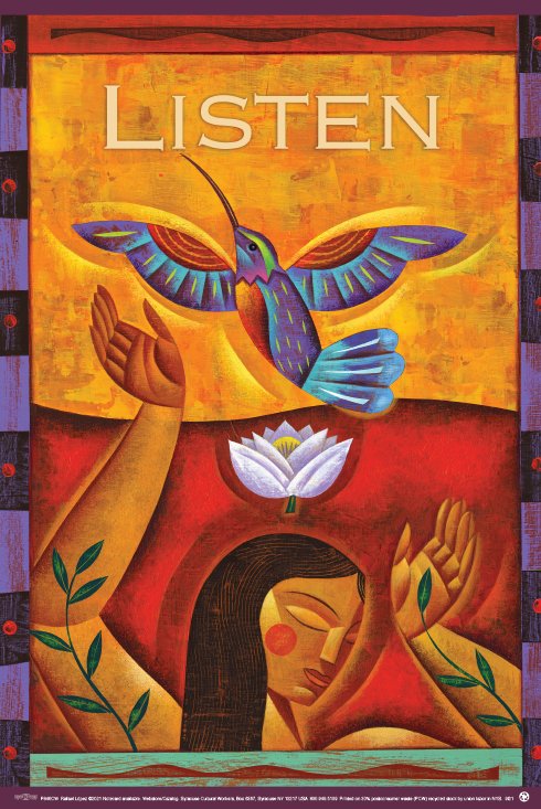 Poster - Listen (Hummingbird)