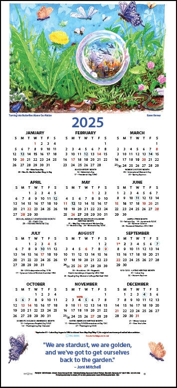 2025 Mini Poster Calendar