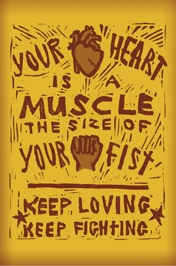 Postcard - Keep Loving - Keep Fighting