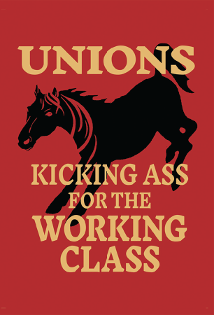 Postcard - Kicking Ass for the Working Class