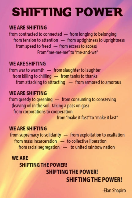 Postcard - Shifting Power