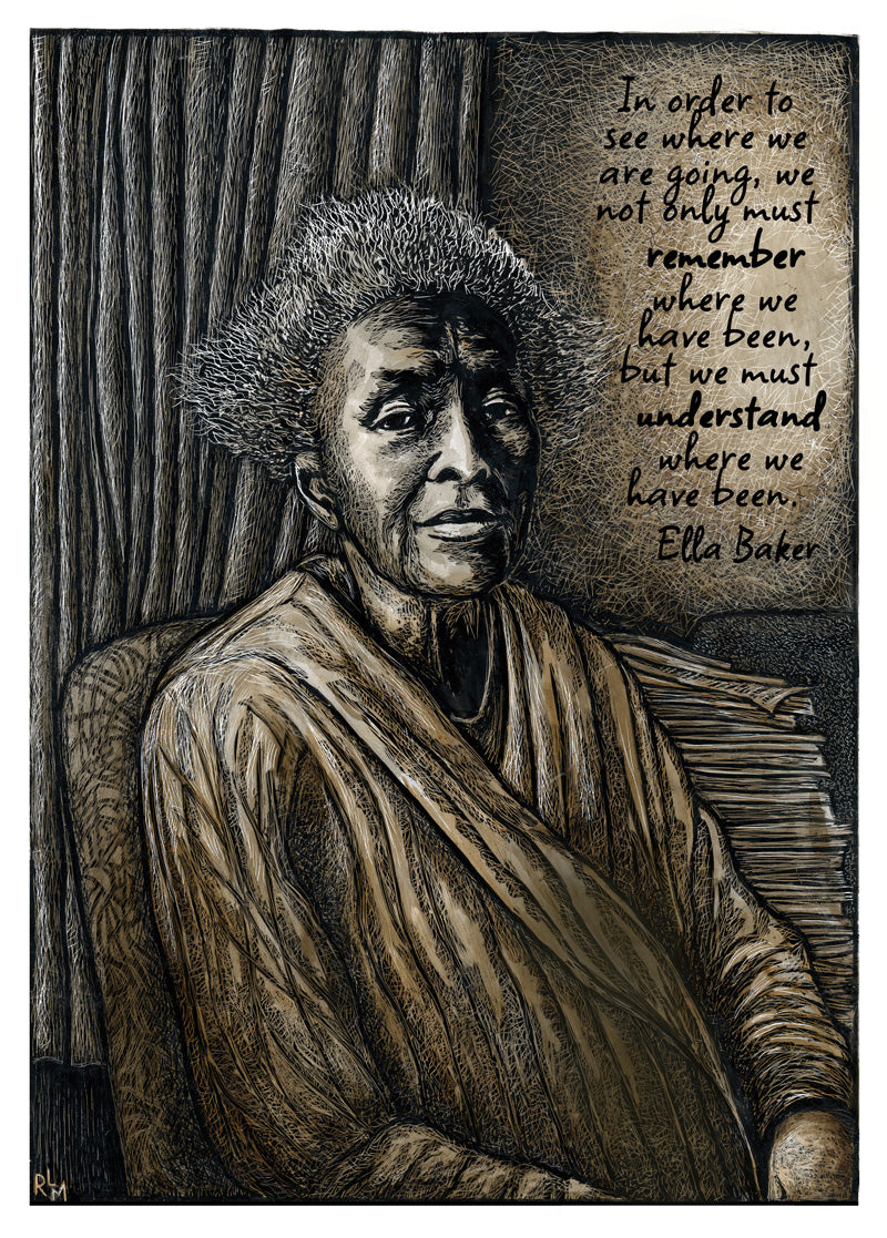 Postcard - Ella Baker - Understand Where We Have Been