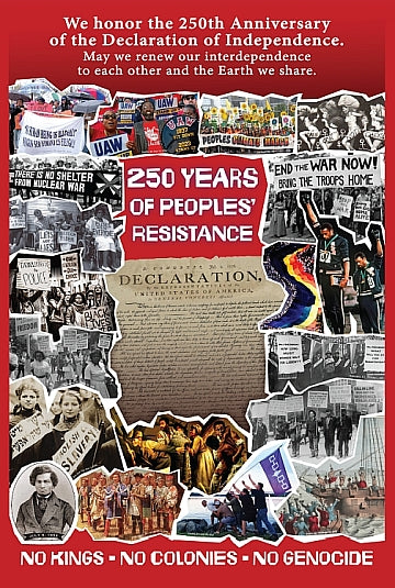 Postcard - 250 Years of Peoples Resistance