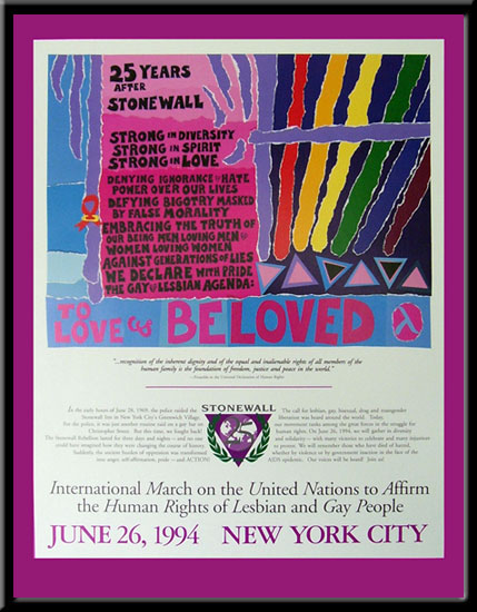 Poster - STONEWALL 25