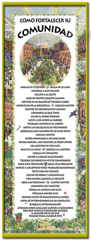 Poster - Como Fortalecer Su Comunidad