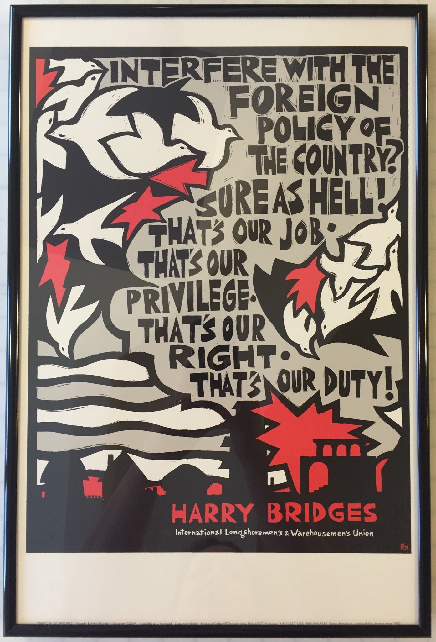 Poster - Foreign Policy – Harry Bridges