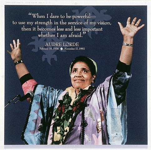 Poster - Audre Lorde