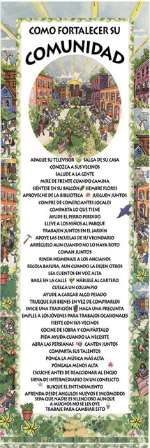 Poster - Como Fortalecer Su Comunidad