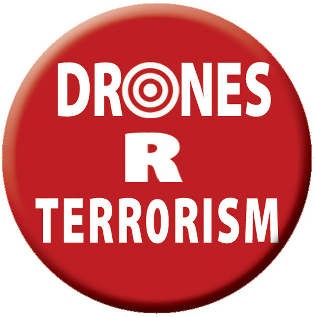 Button - Drones R Terrorism
